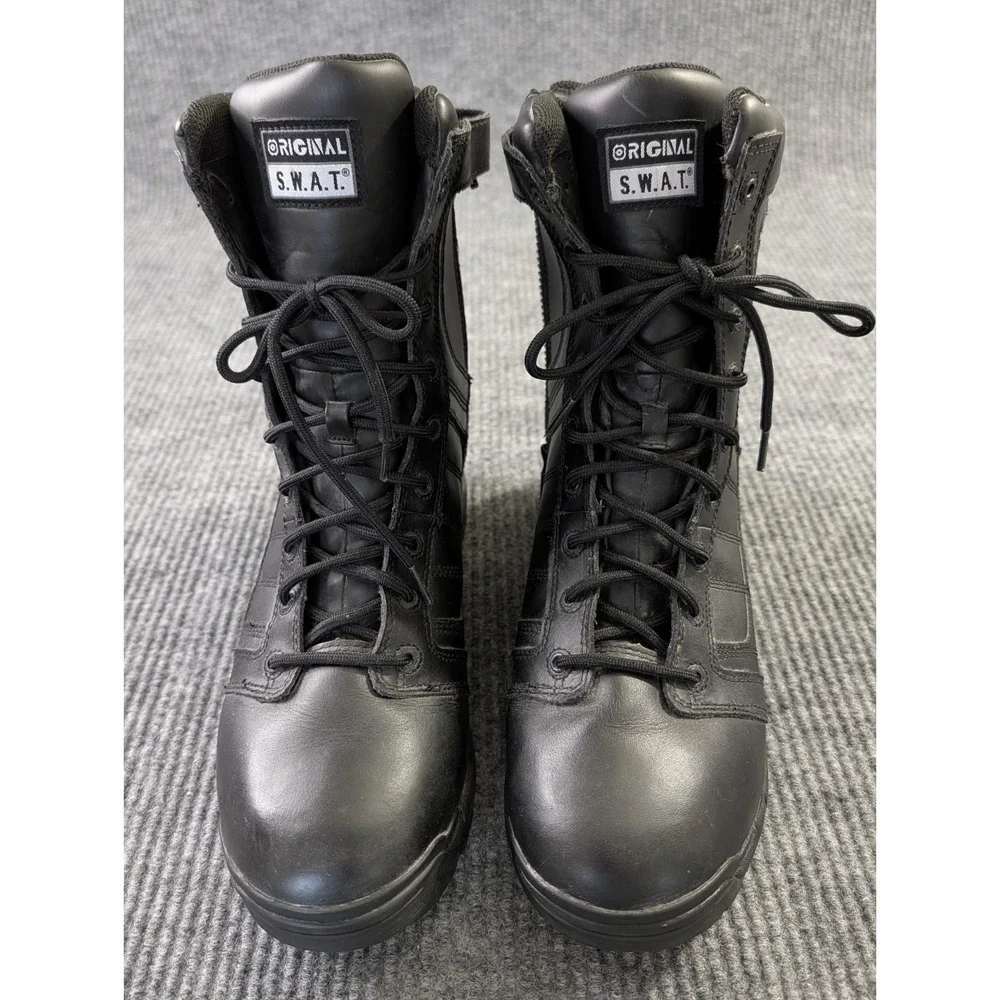 Original SWAT Tactical‎ Boot Mens 13W Black Side Zip Metro Air 9